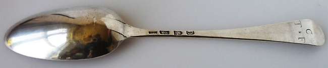 SN 2586  Tablespoon with full hallmarks