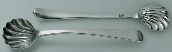 SN 8040 Saltspoons with maker's mark only